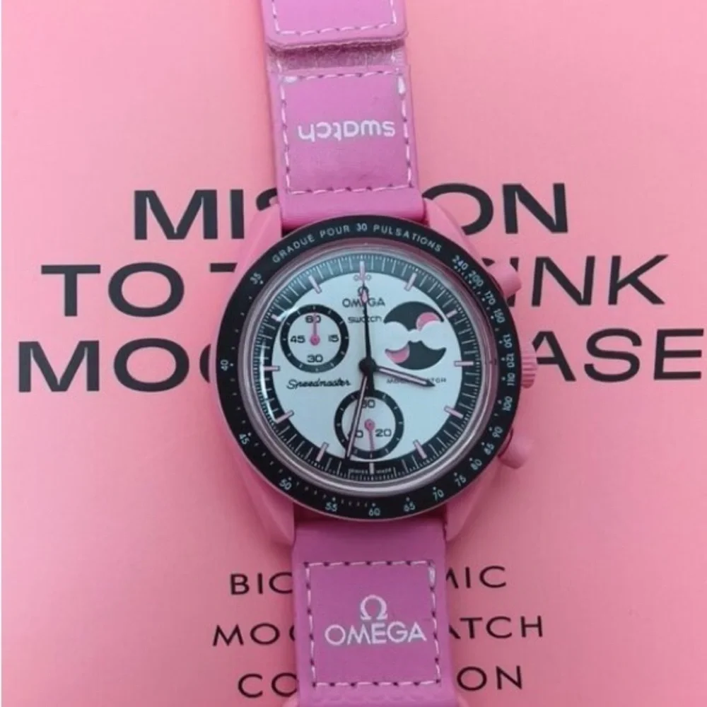 Swatch x Omega Mission To The Pink Moon Phase